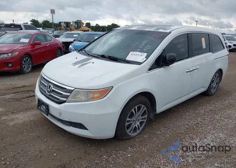 2011 Honda Odyssey Ex-L from USA, damaged, VIN 5FNRL5H69BB084344